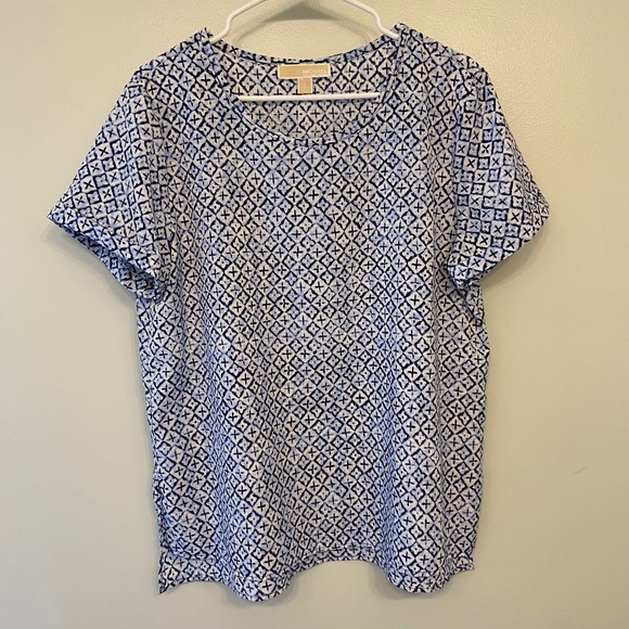 Michael Kors Short Sleeve Blouse - Picture 1 of 4